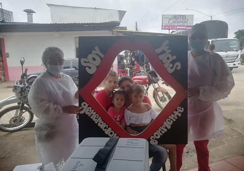 Jornada de vacunación en el municipio de Puerto Concordia